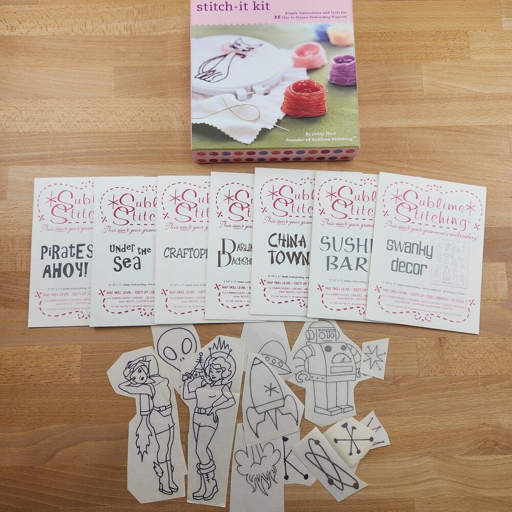 Sublime Stitching Stitch-It Kit and Patterns- Jenny Hart